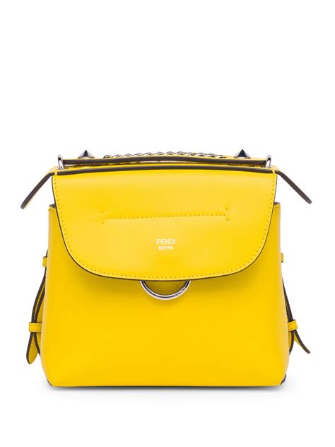 fendi back to school leather mini backpack|fendi leather backpack.